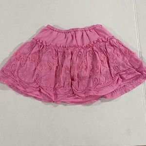 The Childrens place toddler girl pink cotton skirt size 18m